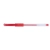 Długopis żelowy OFFICE PRODUCTS gumowy uchwyt 0,5mm - czerwony-238745
