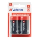 Baterie VERBATIM alkaliczne LR20D 1,5V blister 2szt. 49923