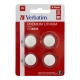 Baterie VERBATIM specjalistyczna CR2016 3V blister 4szt. 49531