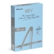 Papier xero A4 kolor REY ADAGIO 500ark. 80g. - niebieski jasny ( 48 )