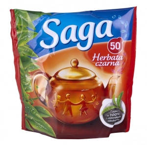 Herbata SAGA ekspresowa 50 torebek