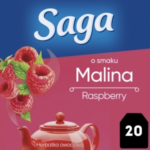 Herbata SAGA malinowa 20 torebek-239874