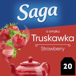 Herbata SAGA truskawkowa 20 torebek-239946