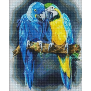 Diamentowa mozaika IDEYKA 40x50 cm, jest nam dobrze razem, 1 szt.