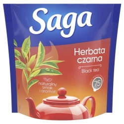 Herbata SAGA czarna 75 torebek