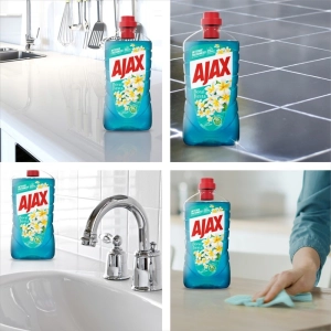 Płyn uniwersalny AJAX 1l. Floral Fiesta - błękitny-240336
