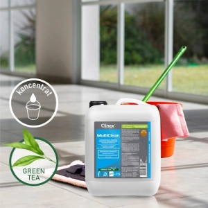 Płyn CLINEX uniwersalny środek Multi Clean do mycia powierzchni wodoodpornych Green Tea 5l-240578