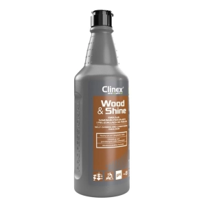 Płyn CLINEX emulsja Wood & Shine samonabłyszczająca do podłogi 1l.