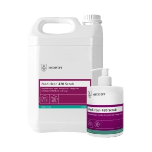 Mydło w płynie MEDISEPT 420 Scrub 500ml. antybakteryjne z dozownikiem-240799