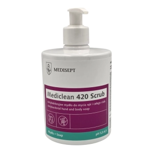 Mydło w płynie MEDISEPT 420 Scrub 500ML antybakteryjne z dozownikiem-542227