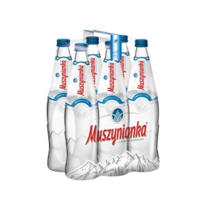 Woda MUSZYNIANKA butelka szkło 700ml. op.6 nieb.-680997