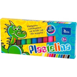 Plastelina TETIS 15g. 12 kolorów KP001-D