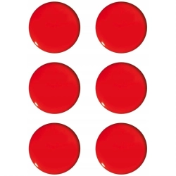 Magnesy do tablic TETIS 20mm op.6 - czerwone GM400-C6