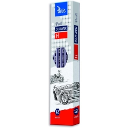 Ołówek drewniany TETIS Pixell op.12 - H KV060-H