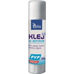 Klej w sztyfcie TETIS PVA 15g. BG112-B