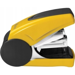 Zszywacz TETIS do 20 kartek mini 10 - żółto / czarny GV080-YV