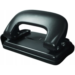 Dziurkacz TETIS metalowy do 10 kartek - czarny GD008-AV