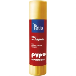 Klej w sztyfcie TETIS PVA 20g. BG100-F