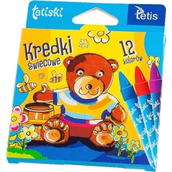 Kredki TETIS świecowe 12kol KT015-AB -542751