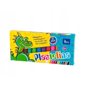 Plastelina TETIS 15g. 12 kolorów KP001-D-241243