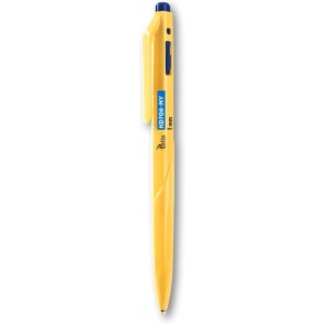 Długopis TETIS automatyczny 1,0mm obudowa żółta - niebieski KD708-NY