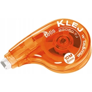 Klej w taśmie TETIS permanentny 6mm x 10m BG050-TJ