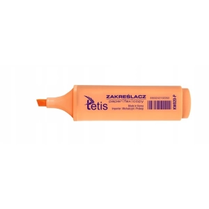 Zakreślacz TETIS - komplet 4 kolory pastelowe KW020-M4-241552