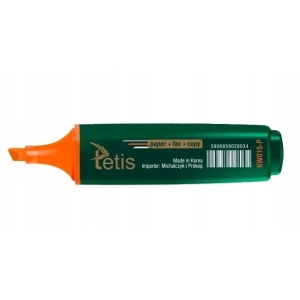 Zakreślacz TETIS - komplet 4 kolory neonowe KW015-M4-241587