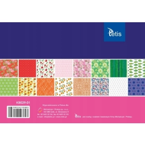 Blok kreatywny zeszyt papierów TETIS A5 16k 100g. KB029-01-241694