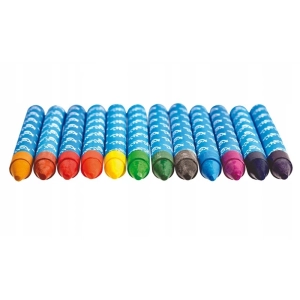 Kredki świecowe TETIS 12 kolorów KT015-AB-241739