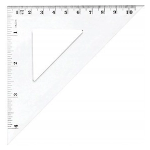 Ekierka TETIS równoramienna 10,5mm BL003-B