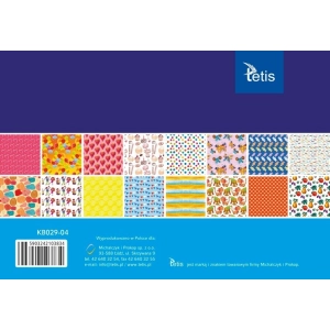 Blok kreatywny zeszyt papierów TETIS A5 16k 100g. KB029-04-241767