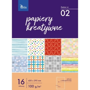 Zeszyt papierów kreat. TETIS A3 100g. 16 ark. KB031-02 -680454