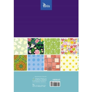 Blok kreatywny zeszyt papierów TETIS A4 16k 100g. KB030-07-241771
