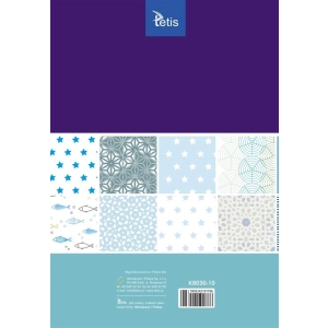 Blok kreatywny zeszyt papierów TETIS A4 16k 100g. KB030-10-241790