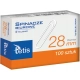 Spinacz TETIS okrągły 28mm op.100 - srebrny GS140-B
