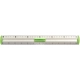Linijka TETIS aluminiowa z uchwytem 30cm - zielona BL040-ZC