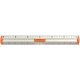 Linijka TETIS aluminiowa z uchwytem 30cm - pomarańczowa BL040-PC