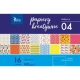 Blok kreatywny zeszyt papierów TETIS A5 16k 100g. KB029-04