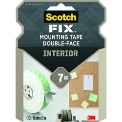 Taśma montażowa SCOTCH-FIX 4496G-1950-P dwustronna 19mm x 5m 7 kg
