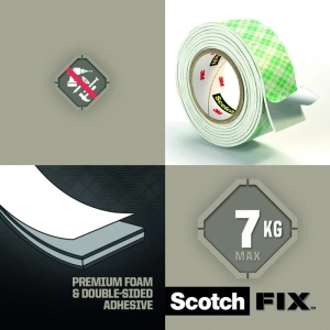Taśma montażowa SCOTCH-FIX 4496G-1950-P dwustronna 19mm x 5m 7 kg-243987