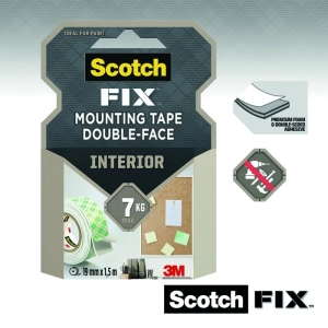 Taśma montażowa SCOTCH-FIX 4496G-1950-P dwustronna 19mm x 5m 7 kg-243988