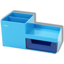 Przybornik na biurko DELI RIO organizer - niebieski Z25130