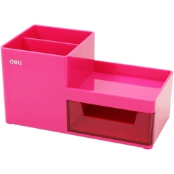 Przybornik na biurko DELI RIO organizer - różowy Z25140