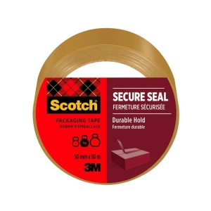 Taśma pakowa SCOTCH Secure Seal 50mm x 50m - brązowa