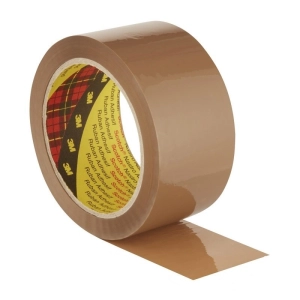 Taśma pakowa SCOTCH Cichoodwijalna (309) 48mm x 66m - brązowa
