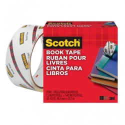Taśma klejąca SCOTCH Book Repair (845) do naprawy książek 38,1mm 13,7m transparentna-630991