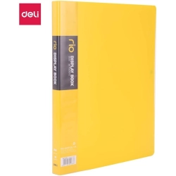 Teczka z koszulkami DELI A4 30 koszulek - żółta