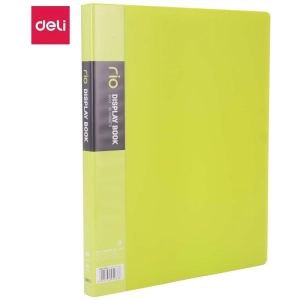 Teczka z koszulkami DELI A4 30 koszulek - zielona