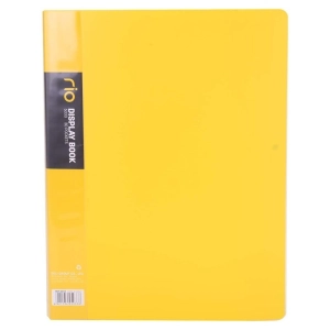 Teczka z koszulkami DELI A4 30 koszulek - żółta-245834